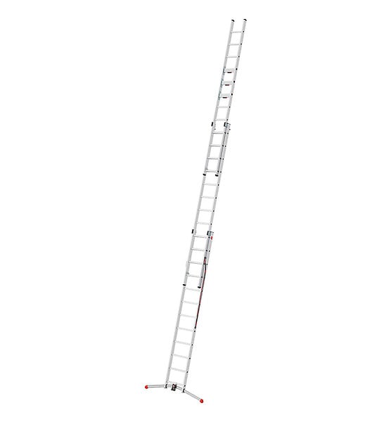 HAILO - Echelle transformable 3 plans 3x12 échelons 8,1m/8,8m en Aluminium Hailo S 120 Pro - large