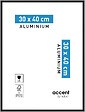 NIELSEN - Cadre aluminium NIELSEN ACCENT noir 30x40cm - vignette