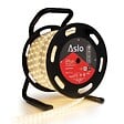 ASLO - Ruban LED 7W sur Enrouleur 25m - Guirlande Lumineuse Blanche 4000K - Pour Intérieur Extérieur Façade Maison Evènement ASLO - vignette