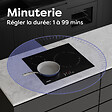 CIARRA - Plaque de cuission induction 3 foyer 59CM 5600W CABBIH3-A - vignette