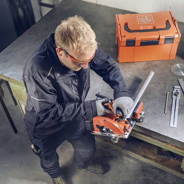 FEIN - Scie circulaire portative compacte sans fil pour métaux|FEIN |F-IRON Cut 57 AS - large
