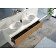 DISTRIBAIN - Meuble de salle de bain SANZA 1600 BLANC et Bois Naturel - vignette