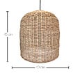 LUMISKY - Suspension solaire bohème GIACOMO SOLAR H45cm - vignette