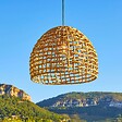 LUMISKY - Suspension Extérieure Jacinthe d'Eau Beige D50cm Câble 5m - vignette