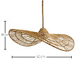 LUMISKY - Suspension MARBELLA Extérieure Jute Beige D63cm - vignette
