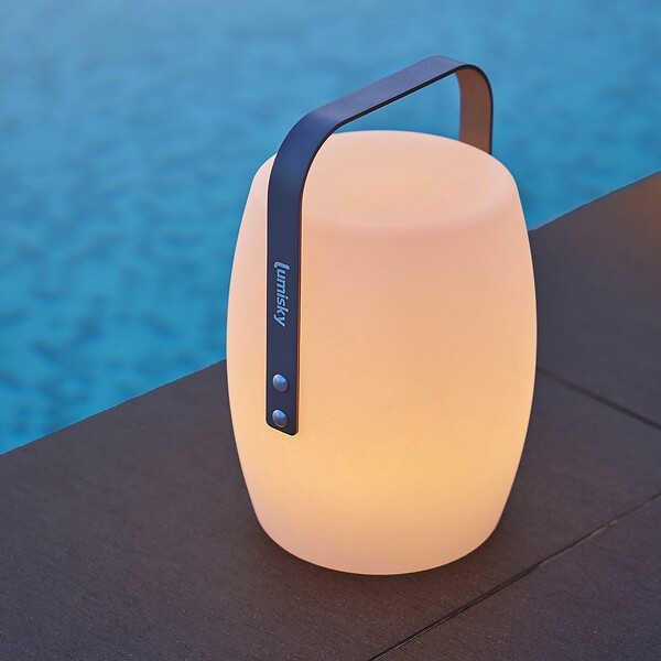 LUMISKY - Lanterne sans fil LED LUCY ROCK H31cm - large