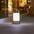 LUMISKY - Lanterne sans fil LED WOODY H37cm - vignette