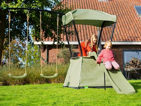EXIT TOYS - Aire de jeux Ivy avec toboggan et double balançoire - Exit Toys - large