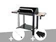 SOMAGIC - Barbecue charbon Vulcano 3000 + Kit tournebroche + Gant de protection - Somagic - vignette