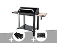SOMAGIC - Barbecue charbon Vulcano 3000 + Gant de protection + Malette 8 accessoires inox - Somagic - vignette