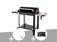SOMAGIC - Barbecue charbon Vulcano 3000 + Kit tournebroche + Malette 8 accessoires inox - Somagic - vignette