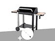 SOMAGIC - Barbecue charbon Vulcano 3000 + Kit tournebroche - Somagic - vignette