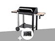 SOMAGIC - Barbecue charbon Vulcano 3000 + Malette 8 accessoires inox - Somagic - vignette