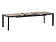 HESPERIDE - Table de jardin rectangulaire extensible alu Evasion 8/10 places effet bois + 10 fauteuils Piazza - Hespéride - vignette