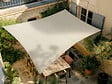 JARDILINE - Voile d'ombrage rectangulaire RIVAGE Grège - 3 x 2 m - Qualité Premium Jardiline - vignette