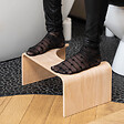 JACOB DELAFON - Pack WC suspendu sans bride Struktura+ bâti-support + plaque blanc + tabouret bois - vignette