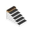 VINUOVO - BLOCKY - Marche d'escalier modulable - 2 planches L-60cm H17cm - vignette