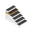 VINUOVO - BLOCKY - Marche d'escalier modulable - 4 planches L-160cm H17cm - vignette