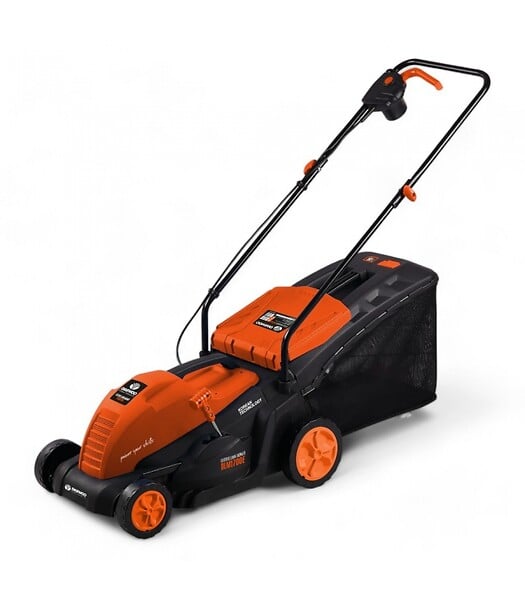 DAEWOO - Tondeuse électrique filaire DAEWOO 1500W pour jardin jusqu'à 500m², Lame 36cm, Sac de 50L - DLM1700E - large