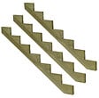 VINUOVO - Pack 3 pièces - Limon bois autoclave - 7 marches - H 119cm - vignette