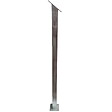 VINUOVO - Poteau acier galvanisé 45x45x1038cm angle 36Â° - vignette