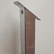 VINUOVO - Poteau acier galvanisé 45x45x1038cm angle 36Â° - vignette