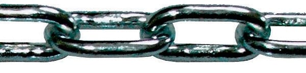 LEVAC - Chaîne droite zinguée LEVAC - Ø 8 x 53 mm - Au metre lineaire - 2042IB - large