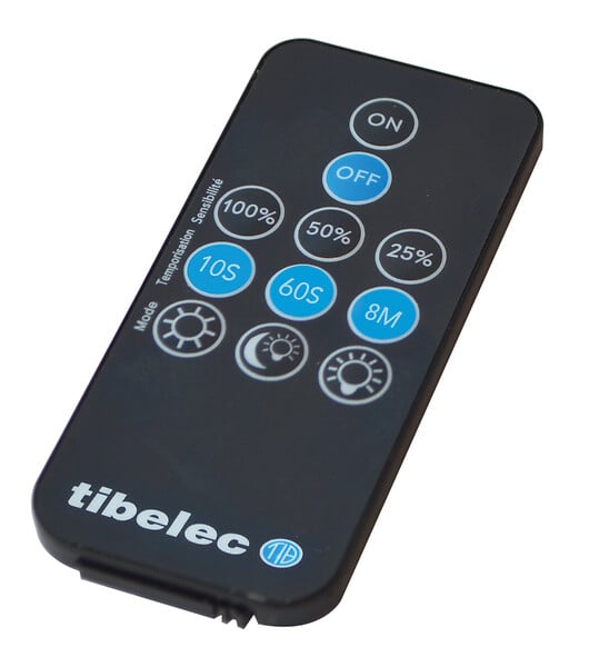 TIBELEC - Projecteur led bc 52w 4400lm detecteur hte frequence+cad. - large