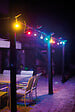 TIBELEC - Guirlande connectable 10 ampoules LED b22 - Multicolore  - 10m - vignette