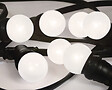 TIBELEC - Guirlande LED connectable 10 ampoules B22 - Blanc - 10m - vignette