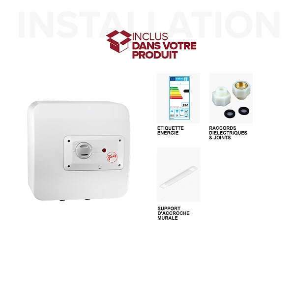 ARISTON - Chauffe-eau sous évier 15 l FAIS - large