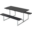 PLUS A/S - Table pique nique bois enfant Basic lasure noire - vignette