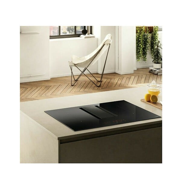 ELICA - Plaque De Cuisson Aspirante Induction 78cm 4 Feux 7400w Noir - PRF0193270 - large