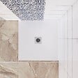 AICA SANITAIRE - Receveur de douche 90x90cm extra-plat antidérapant avec une grille en ABS - vignette