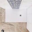 AICA SANITAIRE - Receveur de douche 90x120cm extra-plat antidérapant avec une grille en ABS - vignette