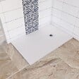 AICA SANITAIRE - Receveur de douche 90x140cm extra-plat antidérapant avec une grille en inox - vignette