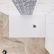 AICA SANITAIRE - Receveur de douche 90x140cm extra-plat antidérapant avec une grille en inox - vignette