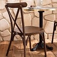 OVIALA - Chaise de terrasse bois en aluminium - Sintra - vignette