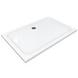 SANIVERRE - SHIMMER Receveur de douche 70 x 150 cm acrylique Blanc + bonde et siphon inclus - Salle de bain - vignette