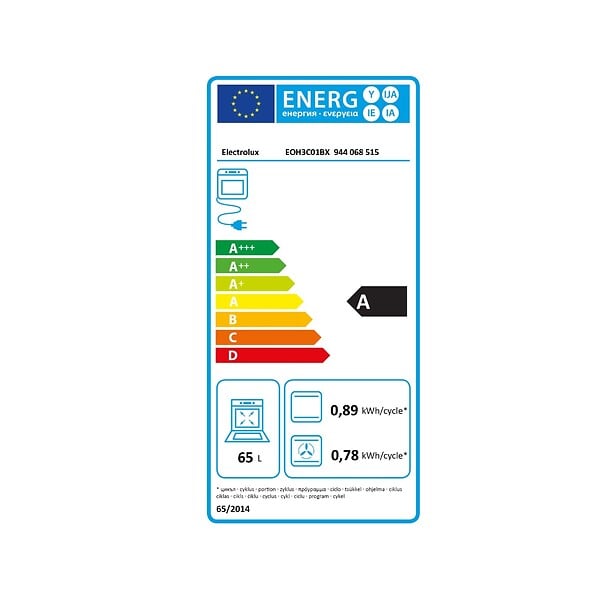 ELECTROLUX - Four Intégrable 65l 60cm Catalyse Inox - EOH3C01BX - large