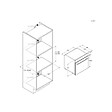 ROSIERES - Four Intégrable 78l 60cm Pyrolyse Inox/noir - RO6H5G3YTX - vignette