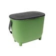 EDA - poubelle à  compost 10l vert/gris - 013121 V.CT/G.A - vignette