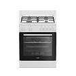 BEKO - cuisinière gaz 64l 4 feux blanc - FBG62121WD - vignette