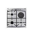 FAGOR - Cuisinière Mixte 62l 4 Feux Silver - FACM1003S - vignette