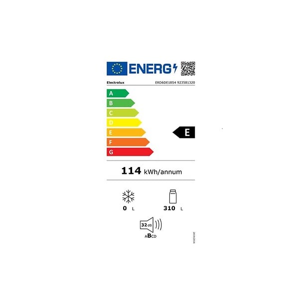 ELECTROLUX - Réfrigérateur 1 Porte Intégrable à Glissières 310l - ERD6DE18S4 - large