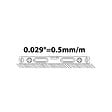 BAHCO - Niveau à bulle Bahco 466-400 profil aluminium épais 400mm précision 0.5mm/m - vignette