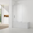 SWISS AQUA TECHNOLOGIES - Swiss Aqua Technologies Walk-In Xmotion Pare baignoire 150x117,5 cm, chrome (SATWIXMVZ150) - vignette