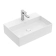 VILLEROY & BOCH - Villeroy & Boch Memento 2.0 Vasque à poser rectangulaire, 60 x 42 x 14 cm, avec trop-plein, non meulé, blanc (4A076001) - vignette