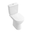 VILLEROY ET BOCH - Combipack O.NOVO Plus avec DirectFlush WC à poser en céramique - Sortie horizontale - Couleur : blanc - avec abattant coordonné. - vignette