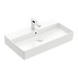 VILLEROY & BOCH - Villeroy & Boch Memento 2.0 Lavabos, 80 x 47 x 14 cm, avec trop-plein, meulé, blanc (4A228G01) - vignette